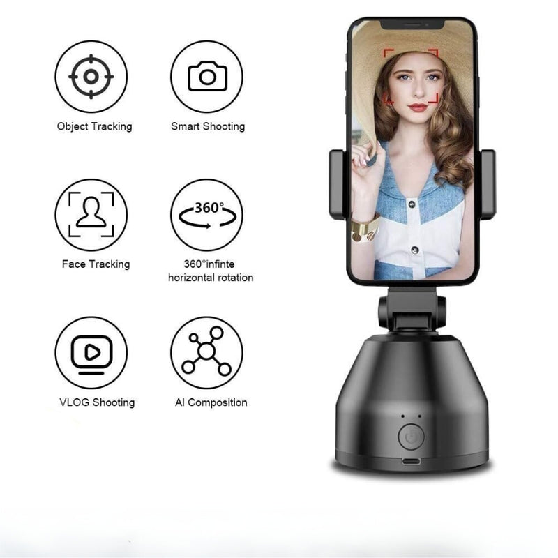 Suporte para Celular Inteligente 360° Rastreamento Facial